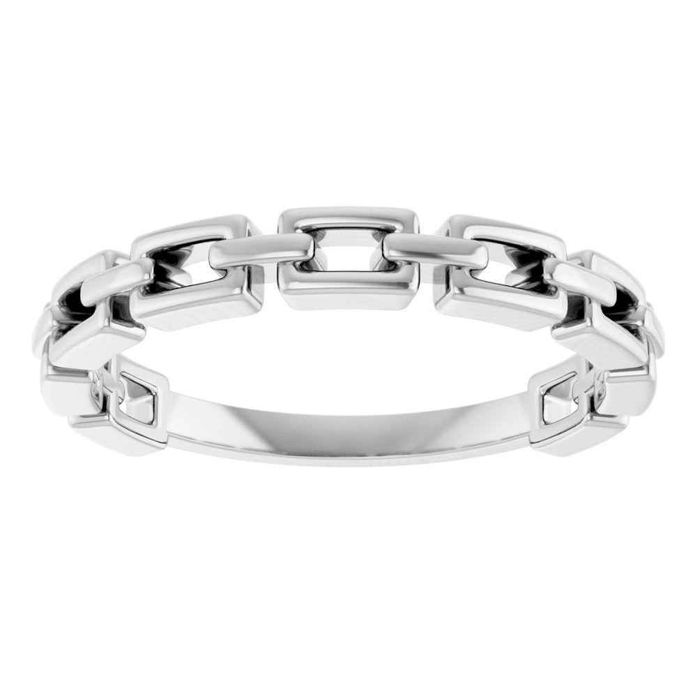 14k Stackable Chain Link Band
