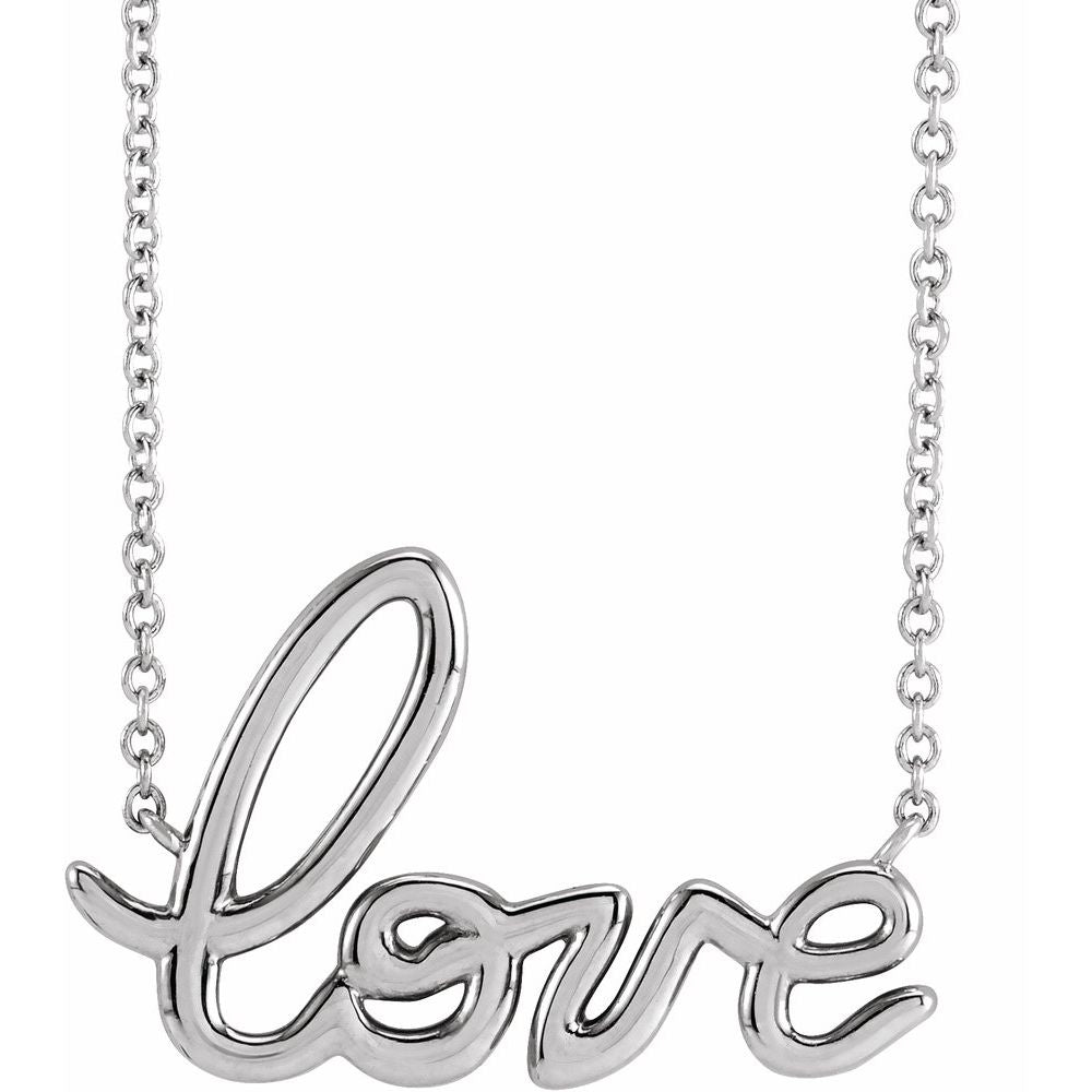 14K Love 18" Necklace