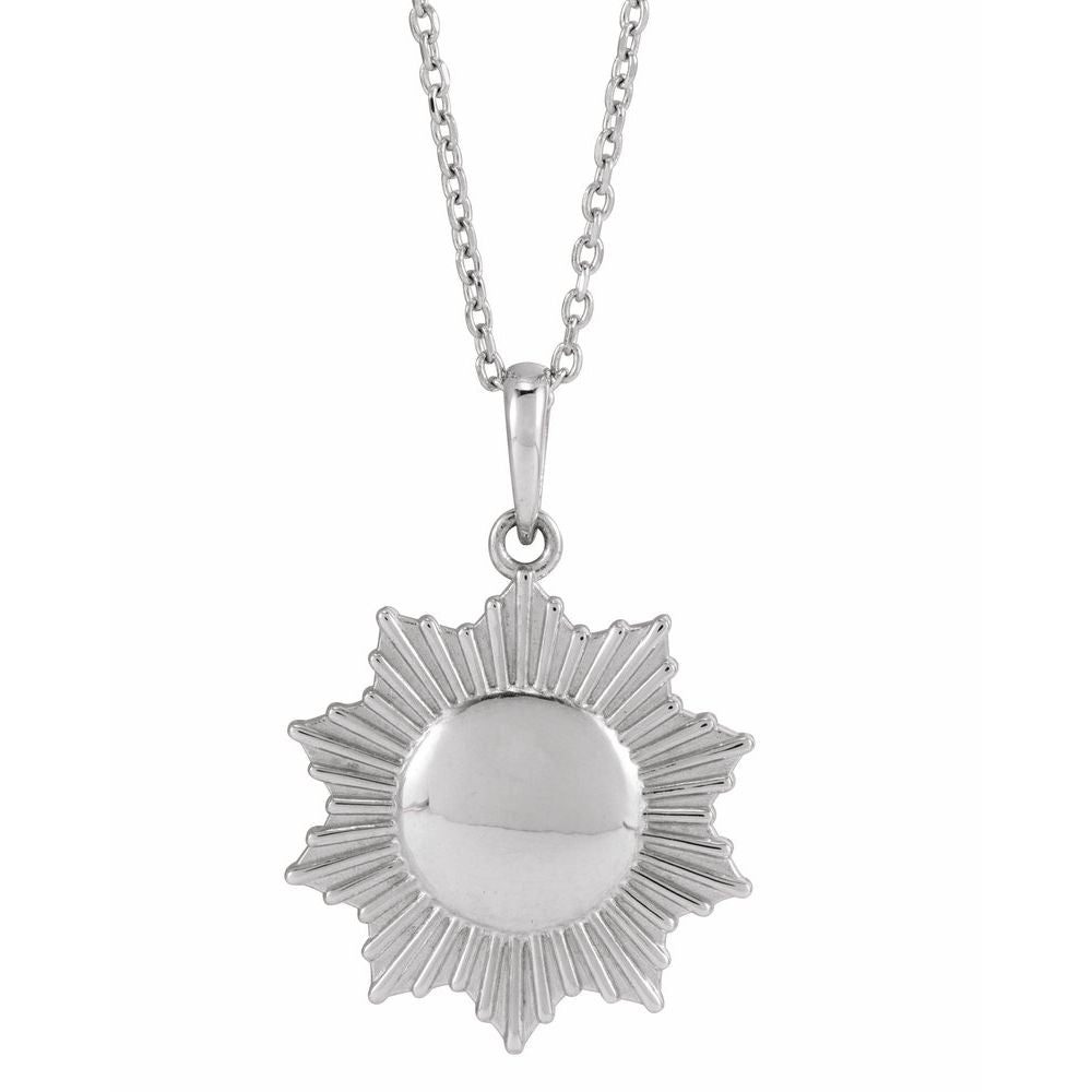 14k Sun Necklace